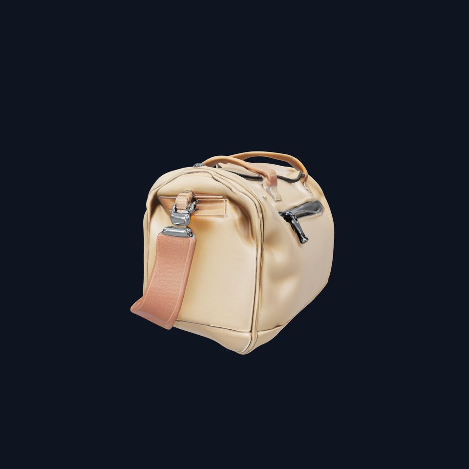 Travel Duffel Bag D Model Pack viewer poster
