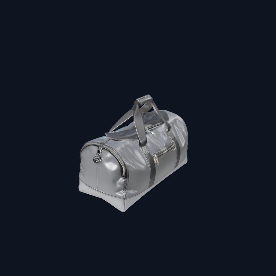 Sleek Duffel Bag D Model Pack viewer poster