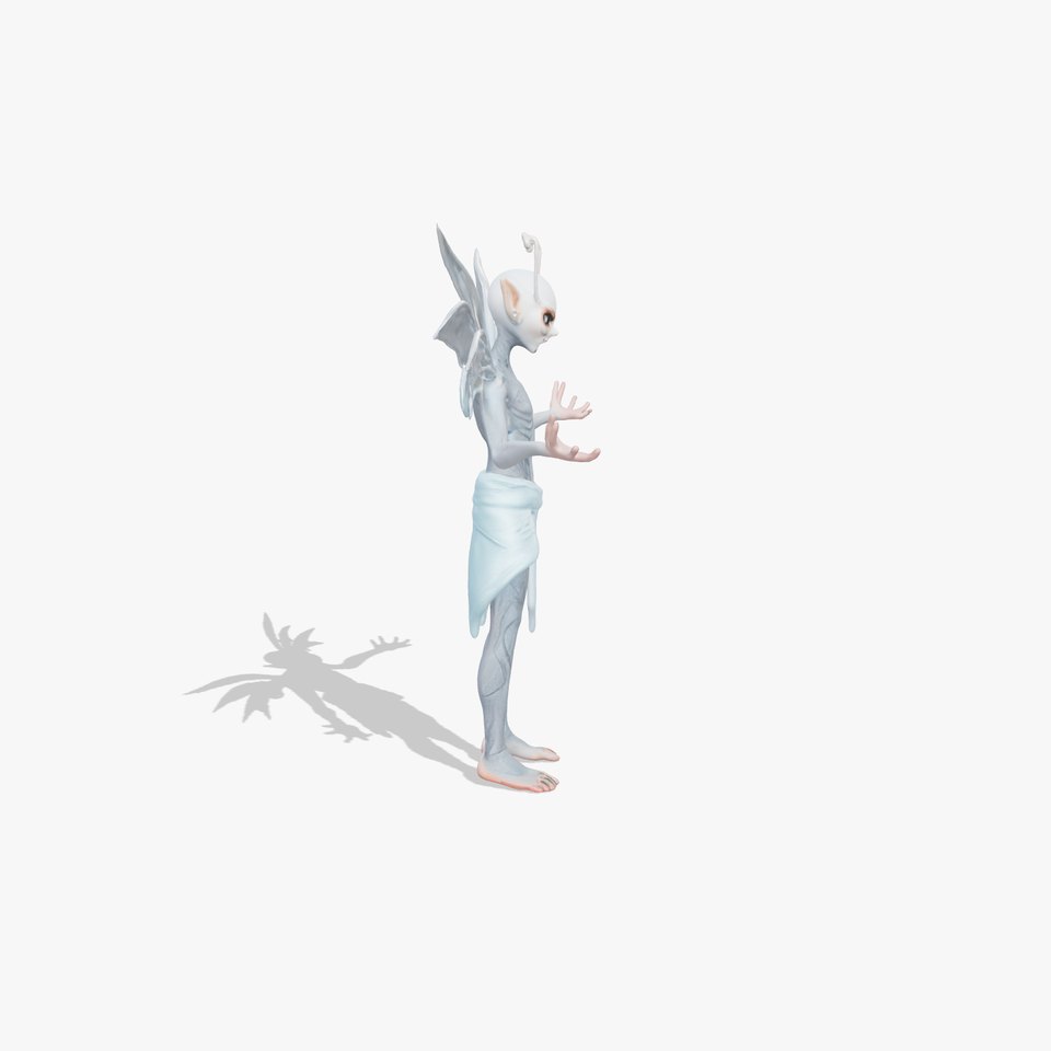 Ethereal Fairy Character with Detailed Wings and Antennae viewer poster