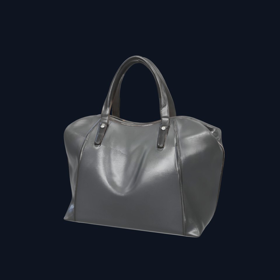 Elegant Black Handbag D Model Pack viewer poster