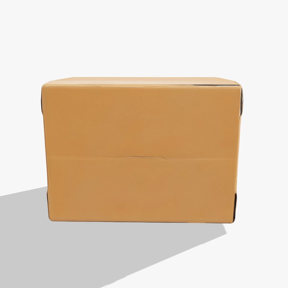 Cardboard Box D Model Pack viewer poster