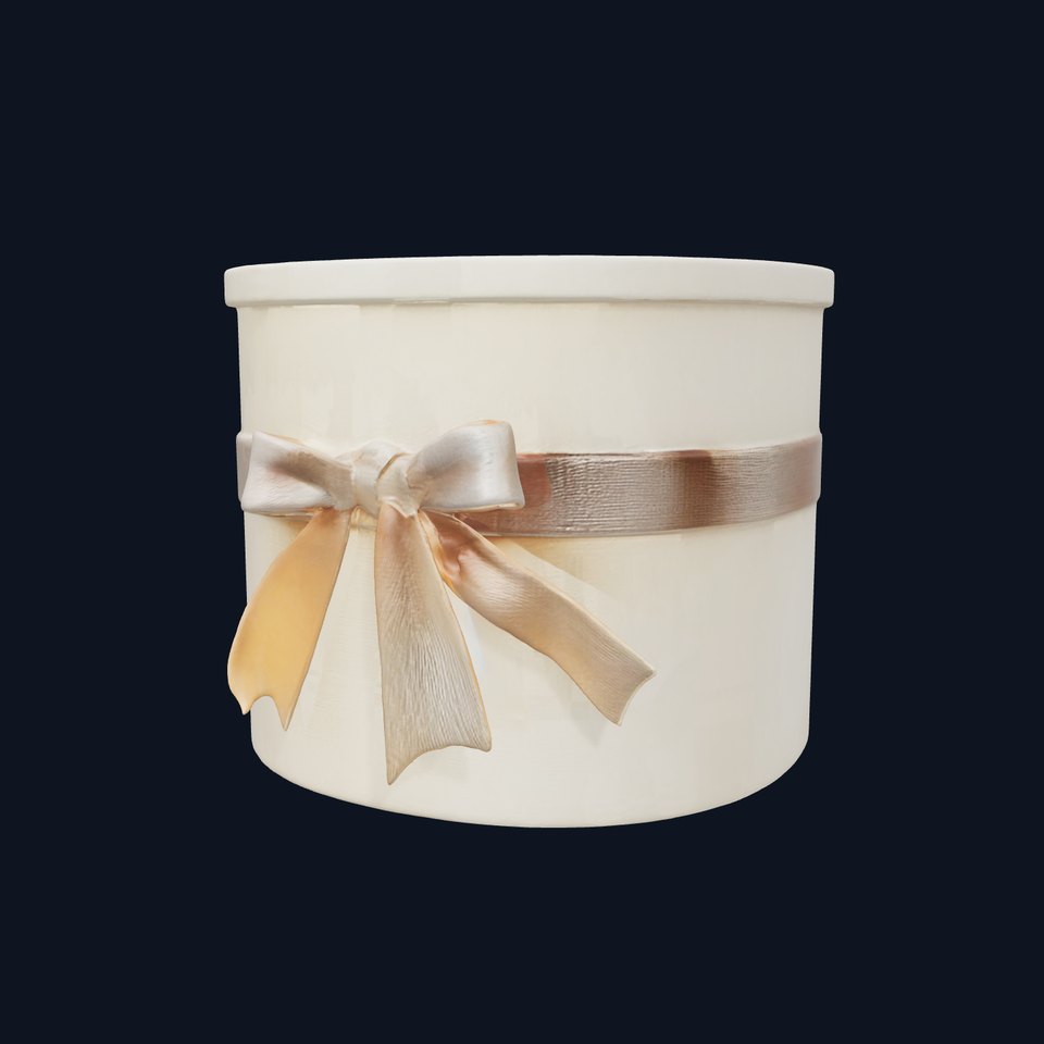 Elegant Gift Box with Ribbon model pack viewer poster