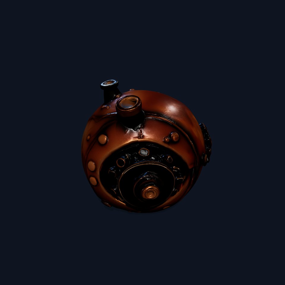 Steampunk Gear Orb Model Pack viewer poster