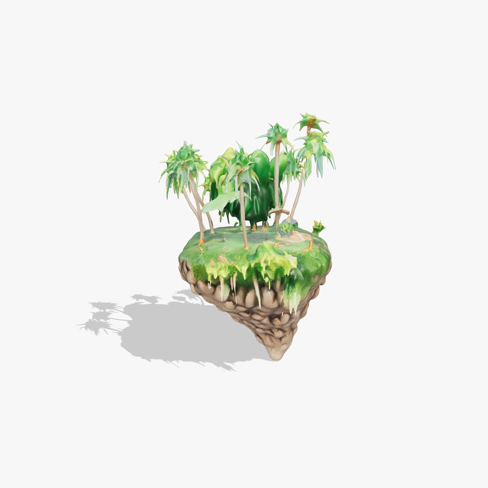 Tropical Island Paradise model pack viewer poster