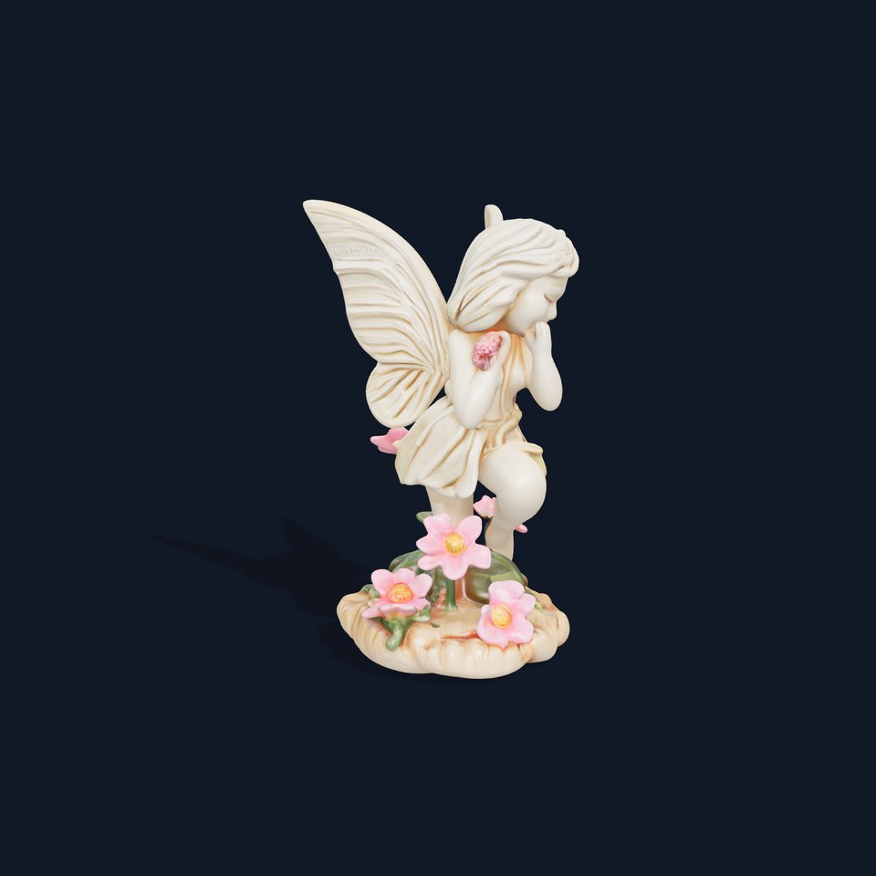 Fairy Statue Model Pack  Detailed Charm with Floral Base viewer poster