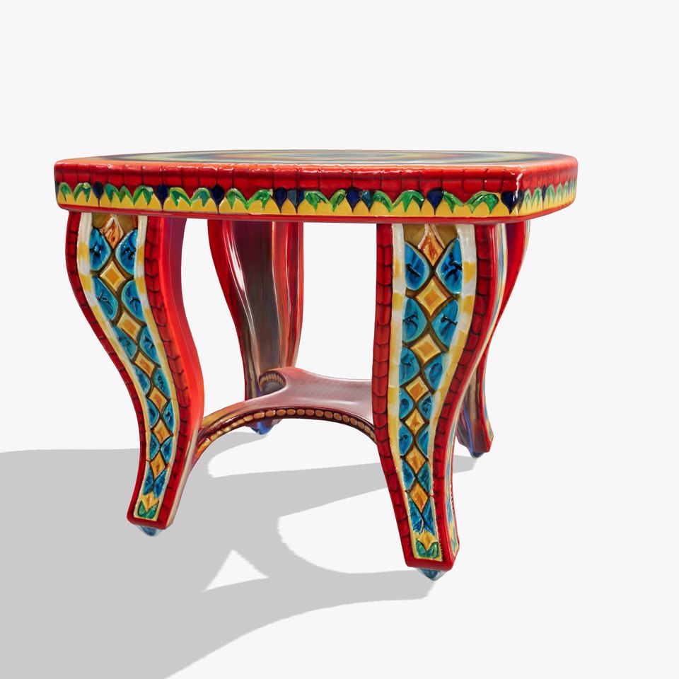 Mosaic Coffee Table D Model Pack viewer poster