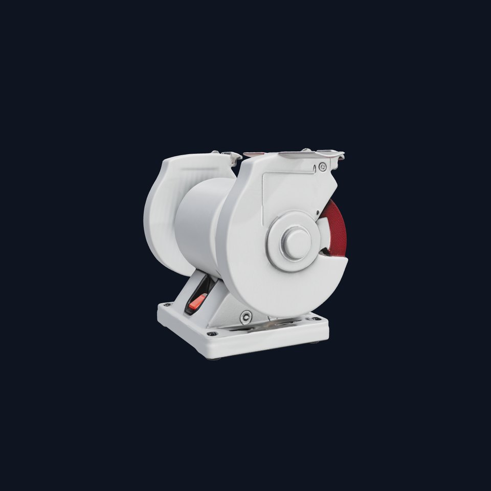 Bench Grinder Model Pack for Industrial and Workshop Scenes viewer poster