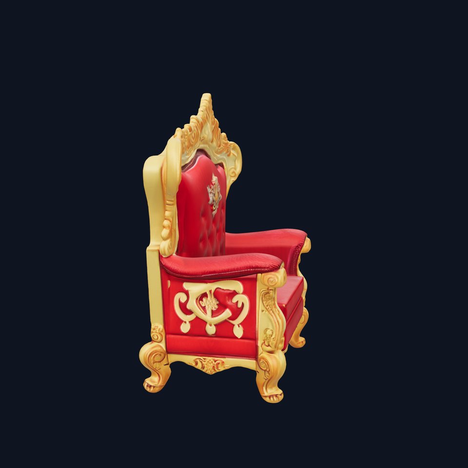 Royal Throne Chair Model Pack viewer poster