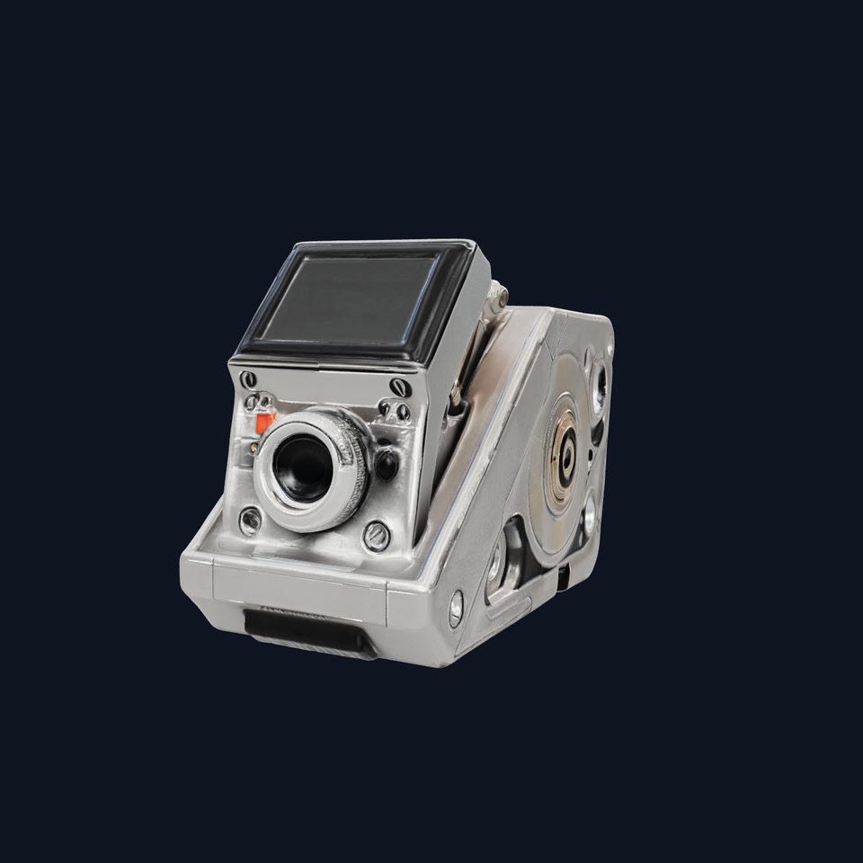 Retro Futuristic Camera Model Pack viewer poster