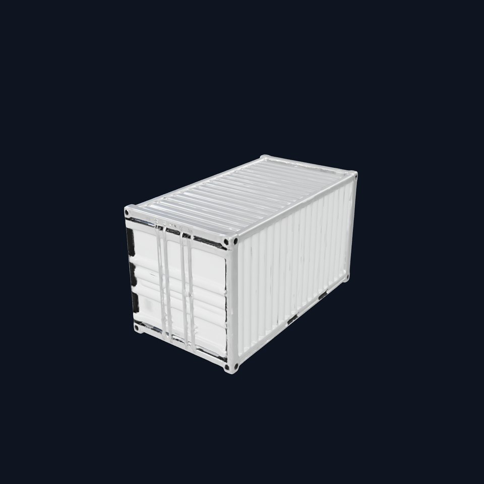 Shipping Container Model Pack  Detailed D Asset viewer poster