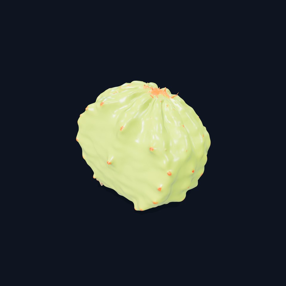 Cactus Model Pack with Detailed Spines and Textures