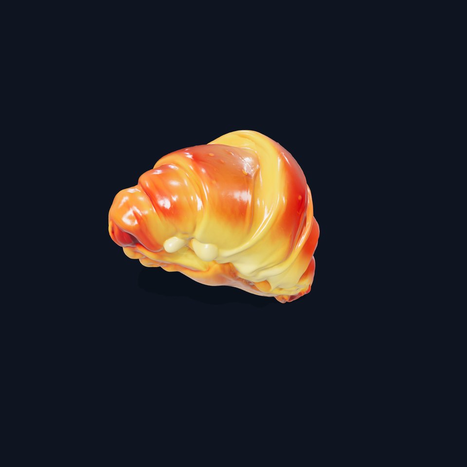 Delicious Croissant Model Pack for D Rendering and Games viewer poster