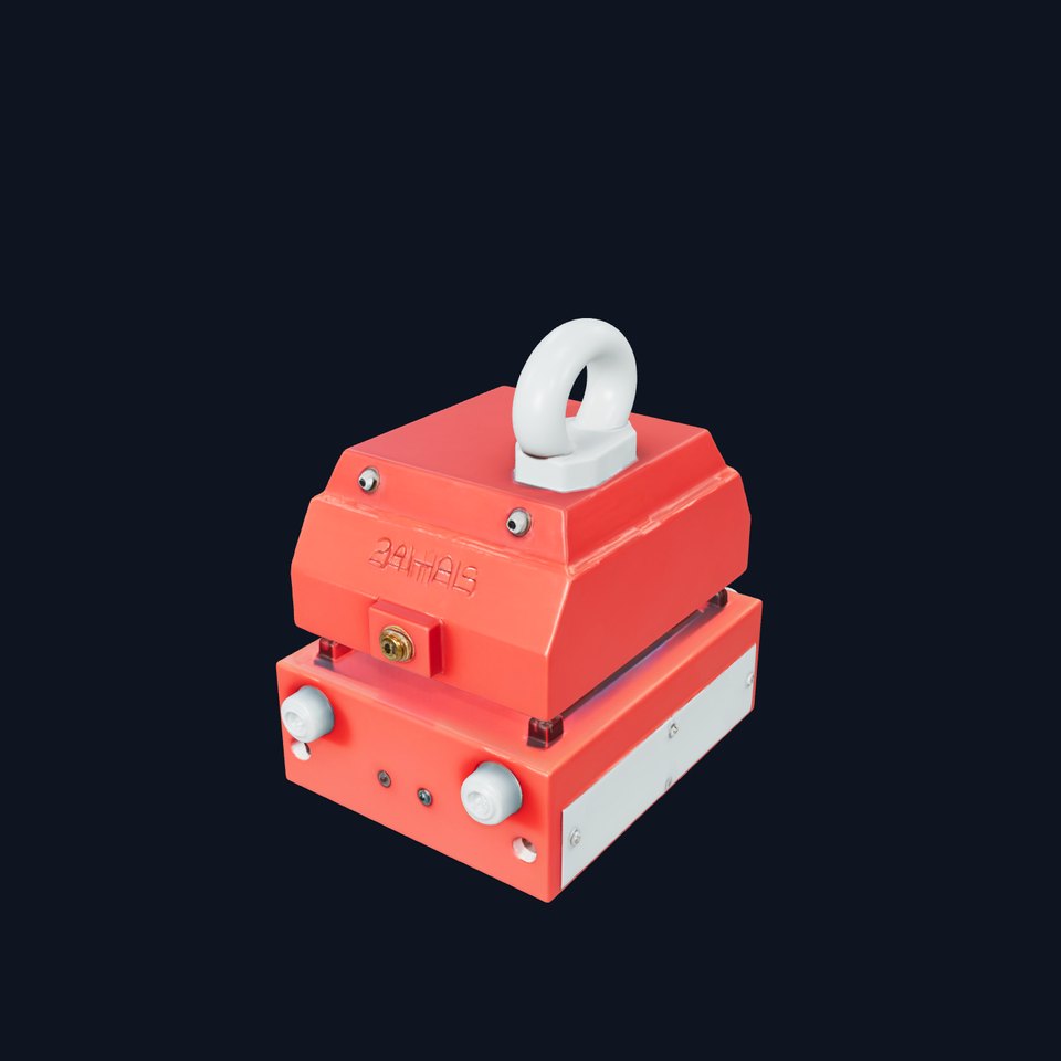 Industrial Magnet Hoist D Model Pack viewer poster