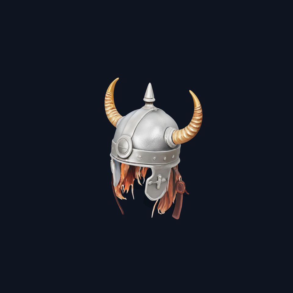 Viking Helmet with Horns Model Pack viewer poster