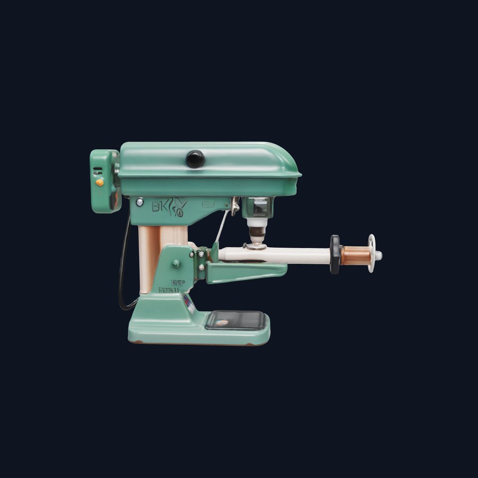 Industrial Drill Press Model Pack for D Rendering and Game Design viewer poster