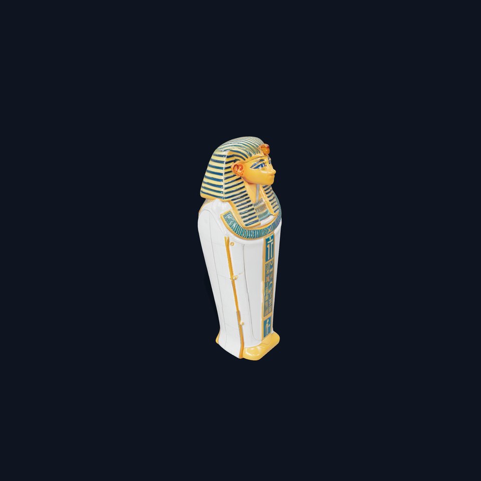 Ancient Egyptian Sarcophagus Model Pack with Detailed Textures viewer poster