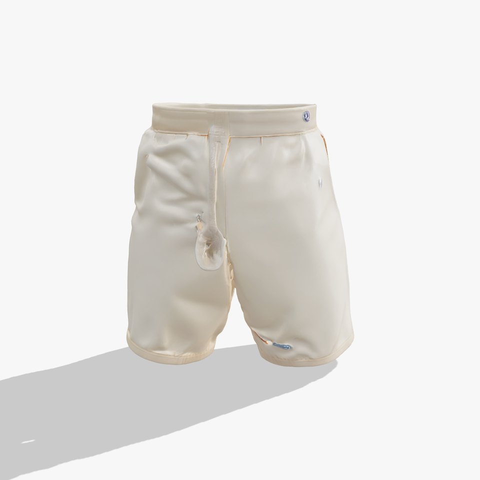 Casual Beige Shorts Model Pack  Versatile Urban Outfit viewer poster