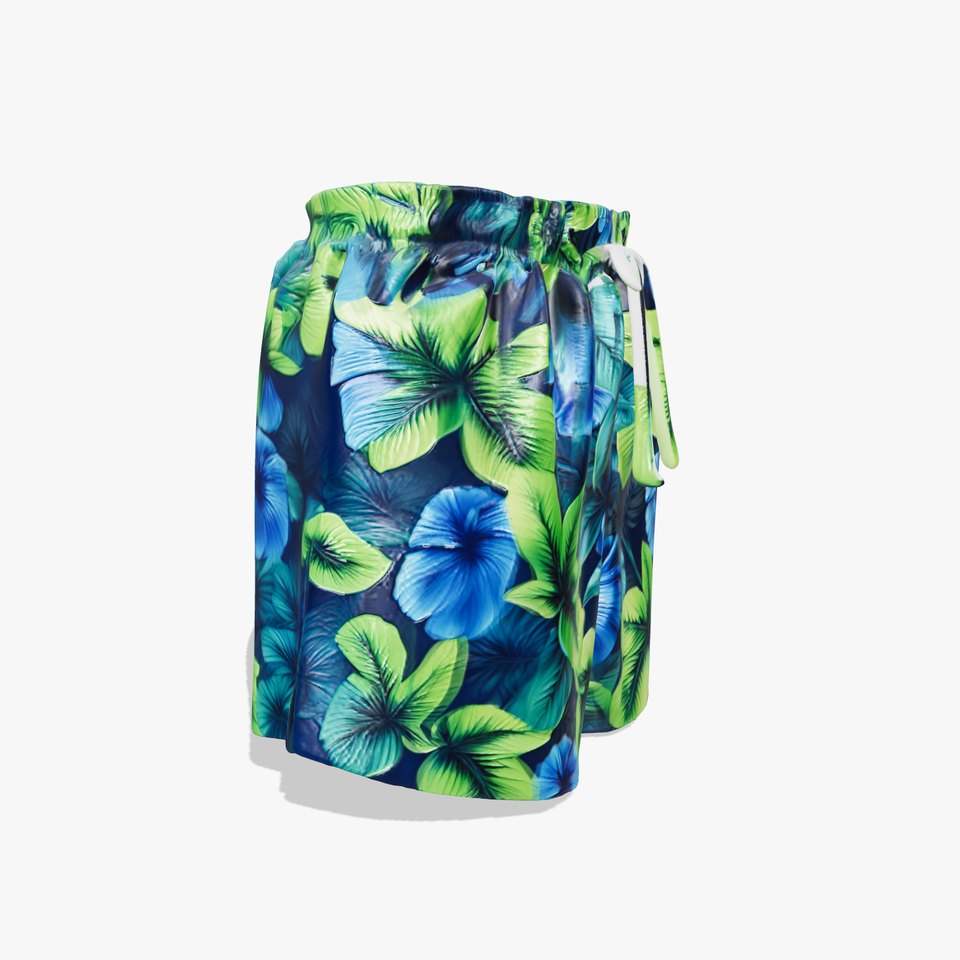 Tropical Floral Swim Shorts D Model Pack viewer poster