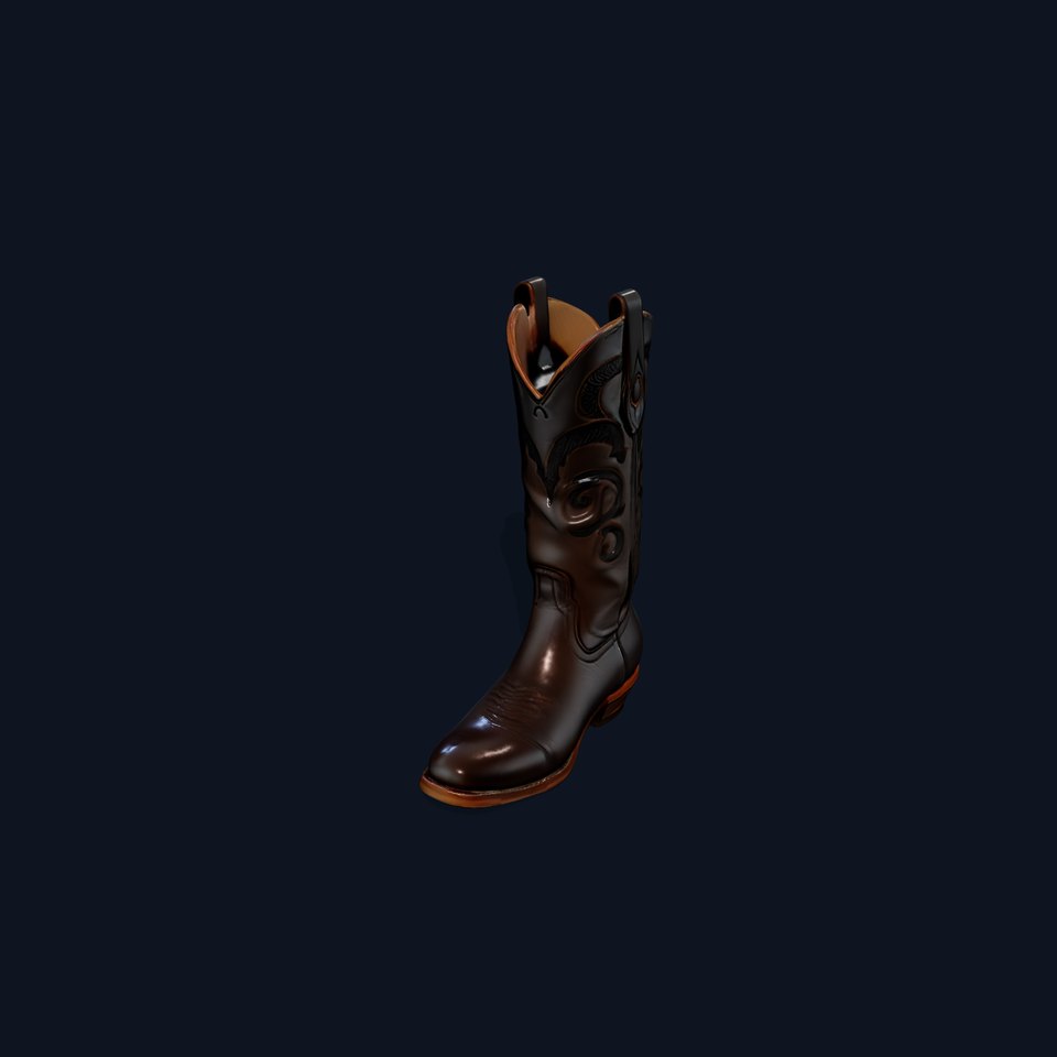 Cowboy Boot Detailed Model Pack viewer poster