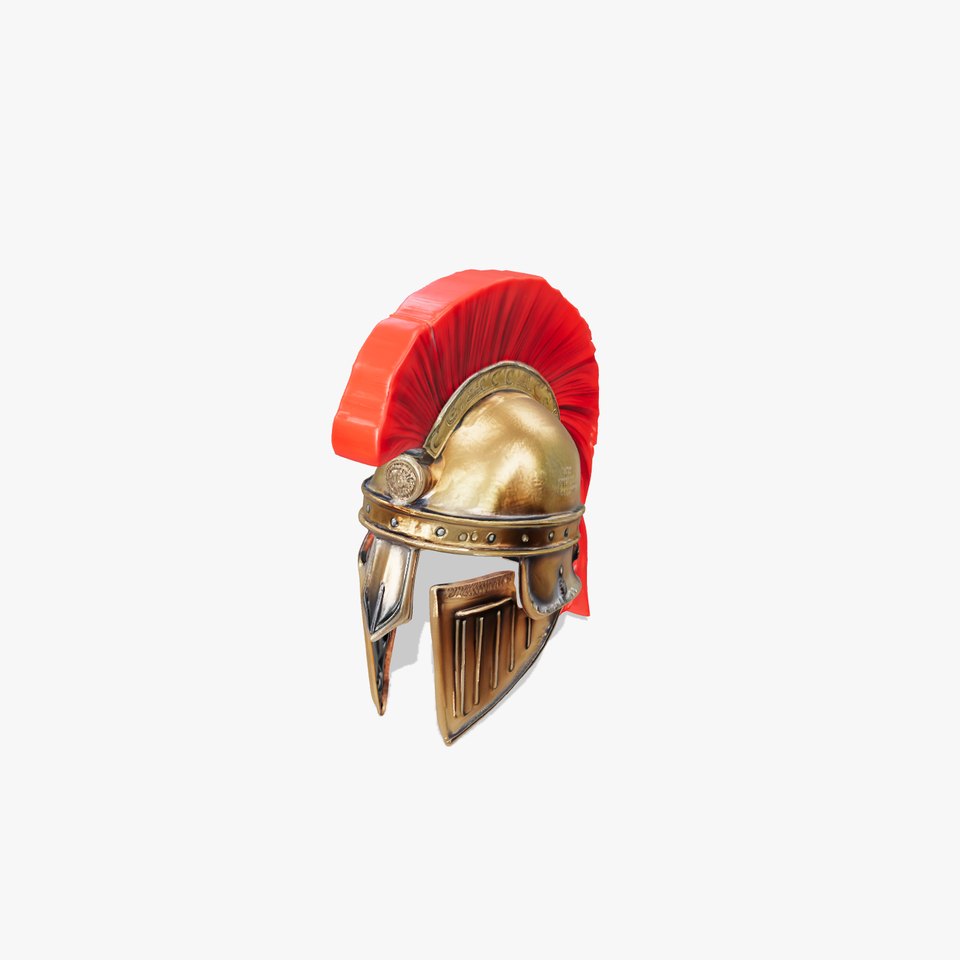 Roman Centurion Helmet D Model Pack viewer poster