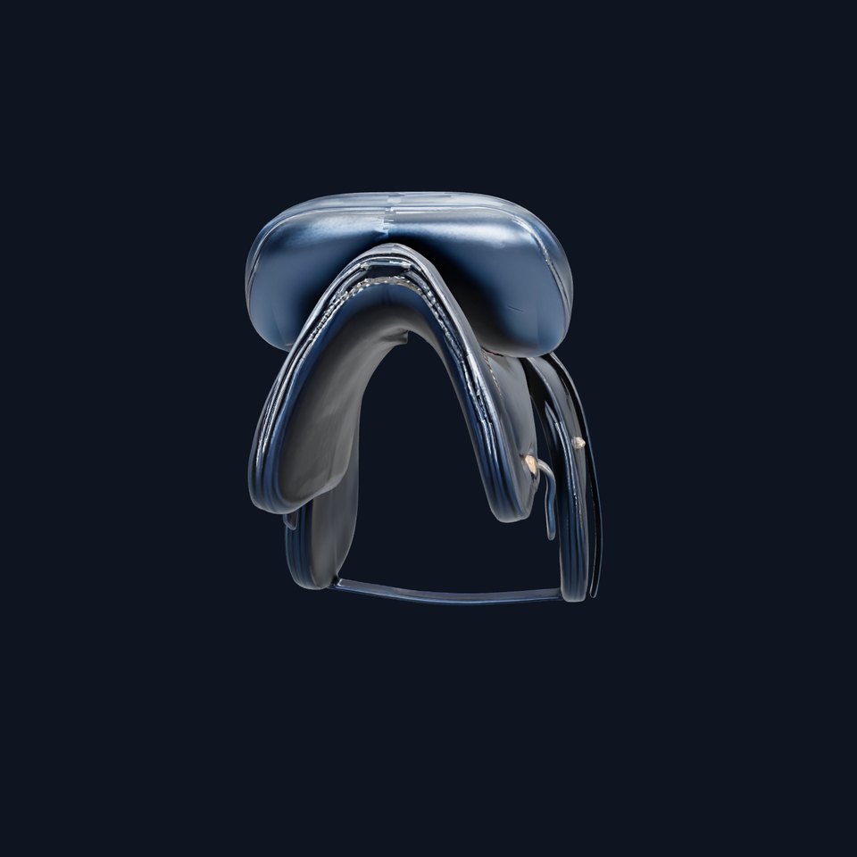 Elegant Leather Saddle Model Pack for Equestrian Visualization viewer poster