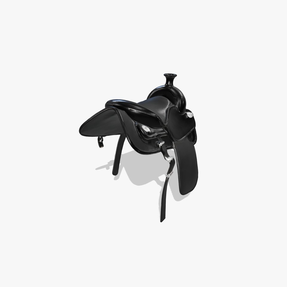 Elegant Black Saddle Model Pack viewer poster