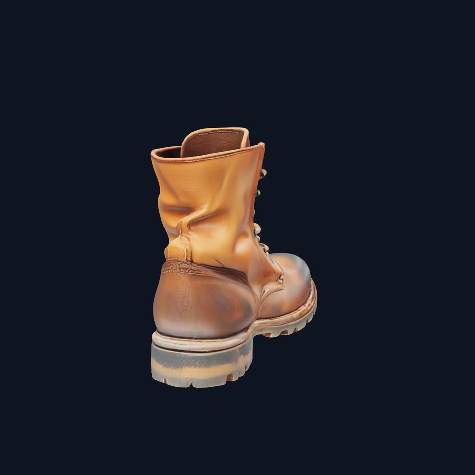 Realistic Leather Boot Model Pack viewer poster