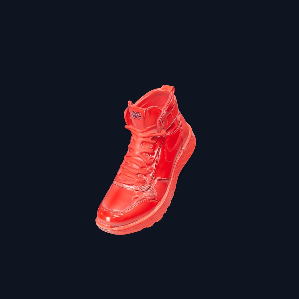 Red HighTop Sneaker Model Pack viewer poster