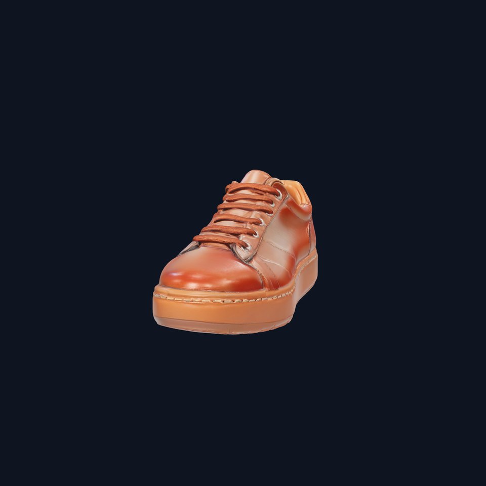 Casual Leather Sneaker D Model Pack viewer poster