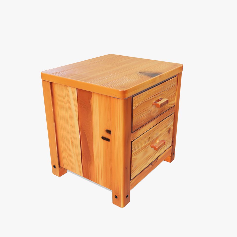 Wooden Nightstand Drawer Model Pack viewer poster