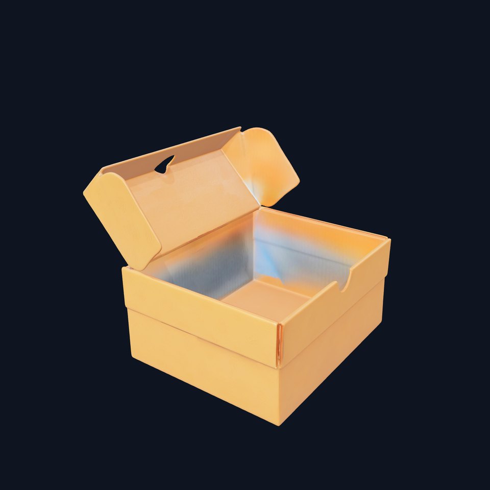 Cardboard Shoe Box Model Pack viewer poster