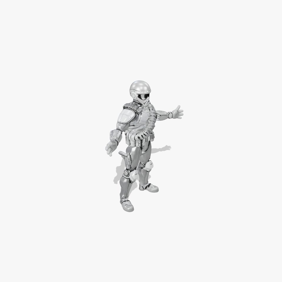 Futuristic Tactical Armored Soldier with Versatile Animations viewer poster