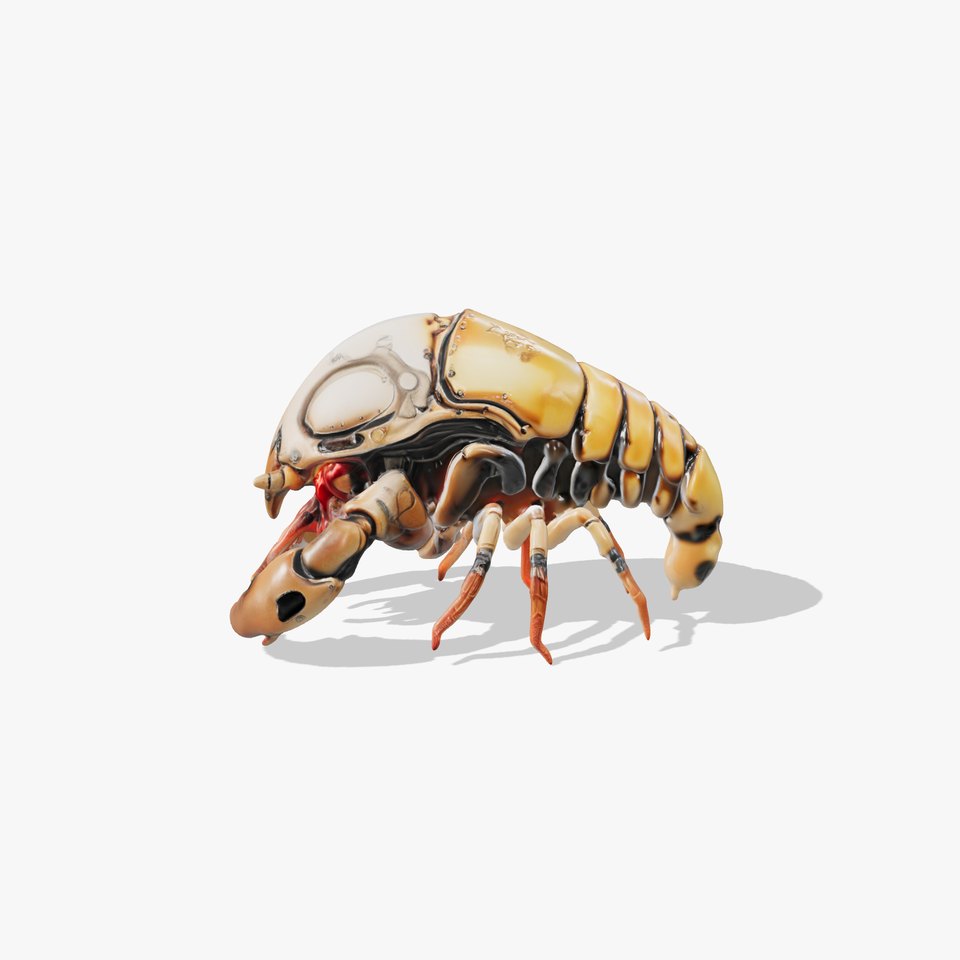 Futuristic Robotic Insect Model Pack viewer poster