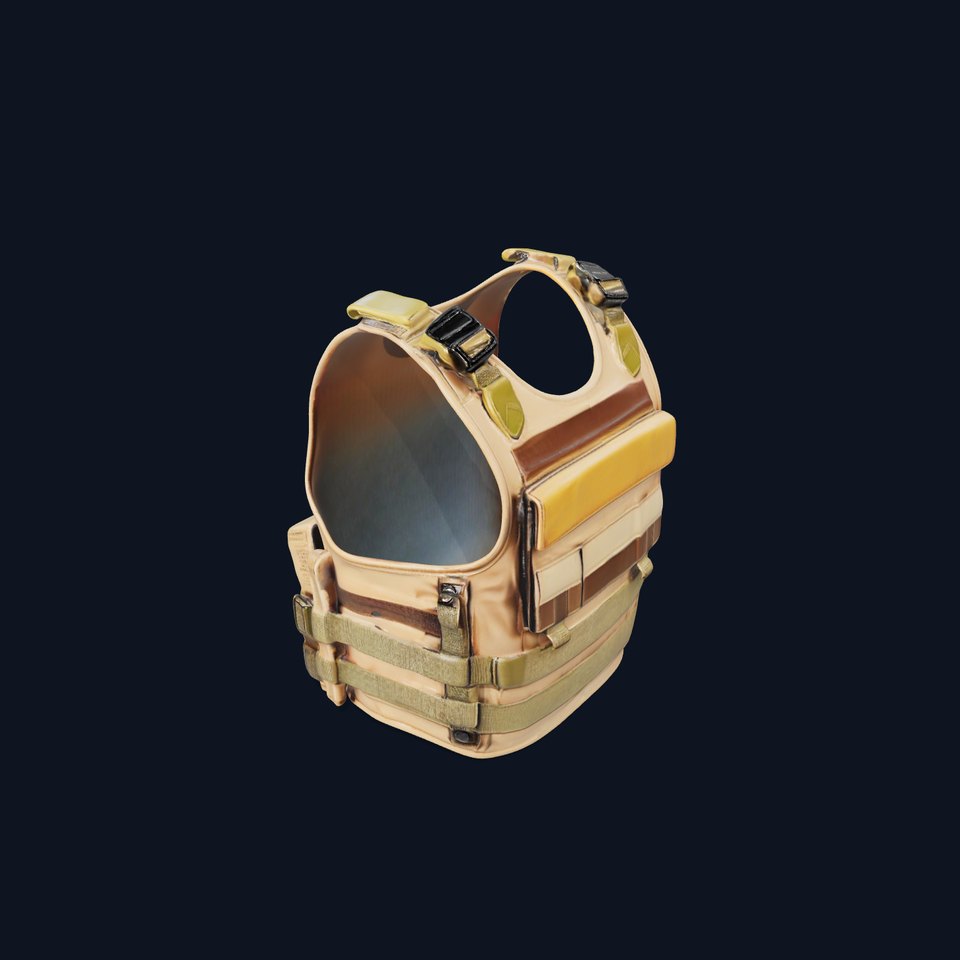 Tactical Vest D Model Pack for Game Development and Rendering viewer poster