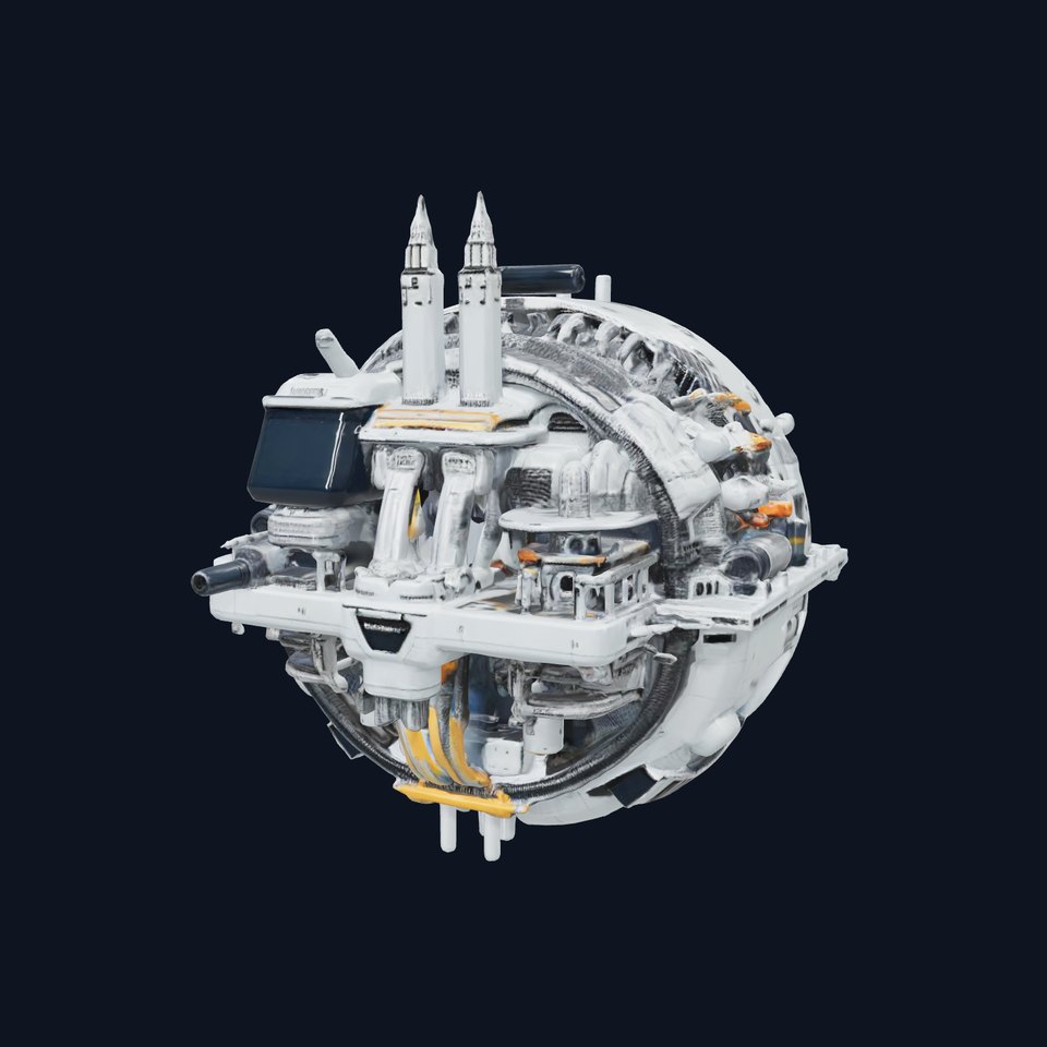 Futuristic Space Station Model Pack viewer poster