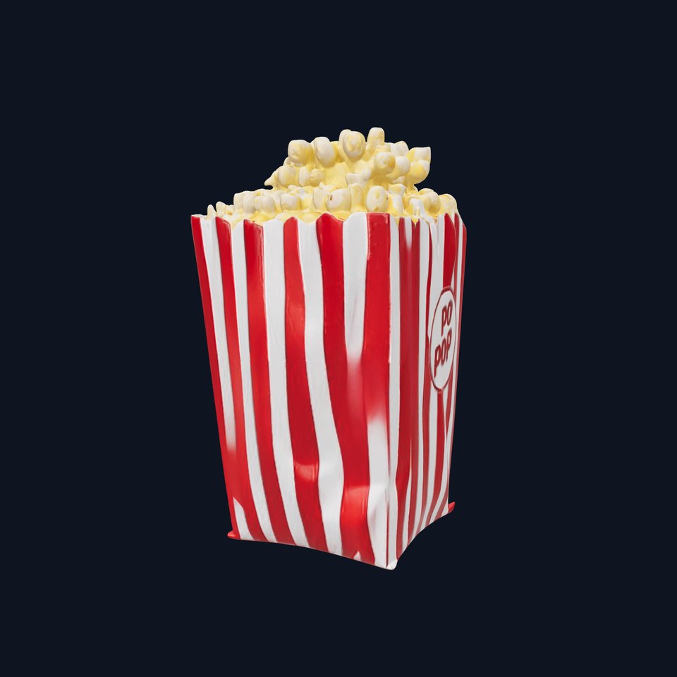 Cinema Popcorn Box Model Pack viewer poster