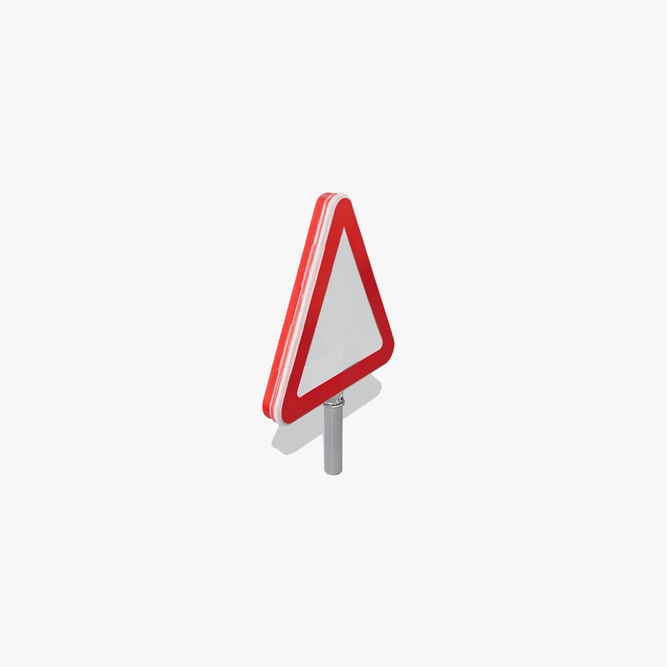Traffic Warning Sign D Model Pack viewer poster
