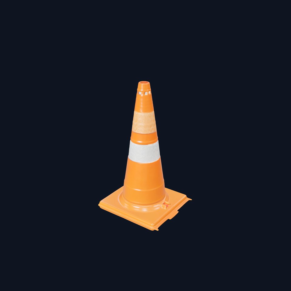 Traffic Cone Model Pack for D Rendering and Game Development viewer poster
