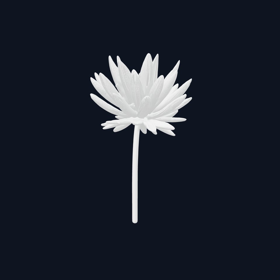 Metallic Flower Sculpture Model Pack viewer poster