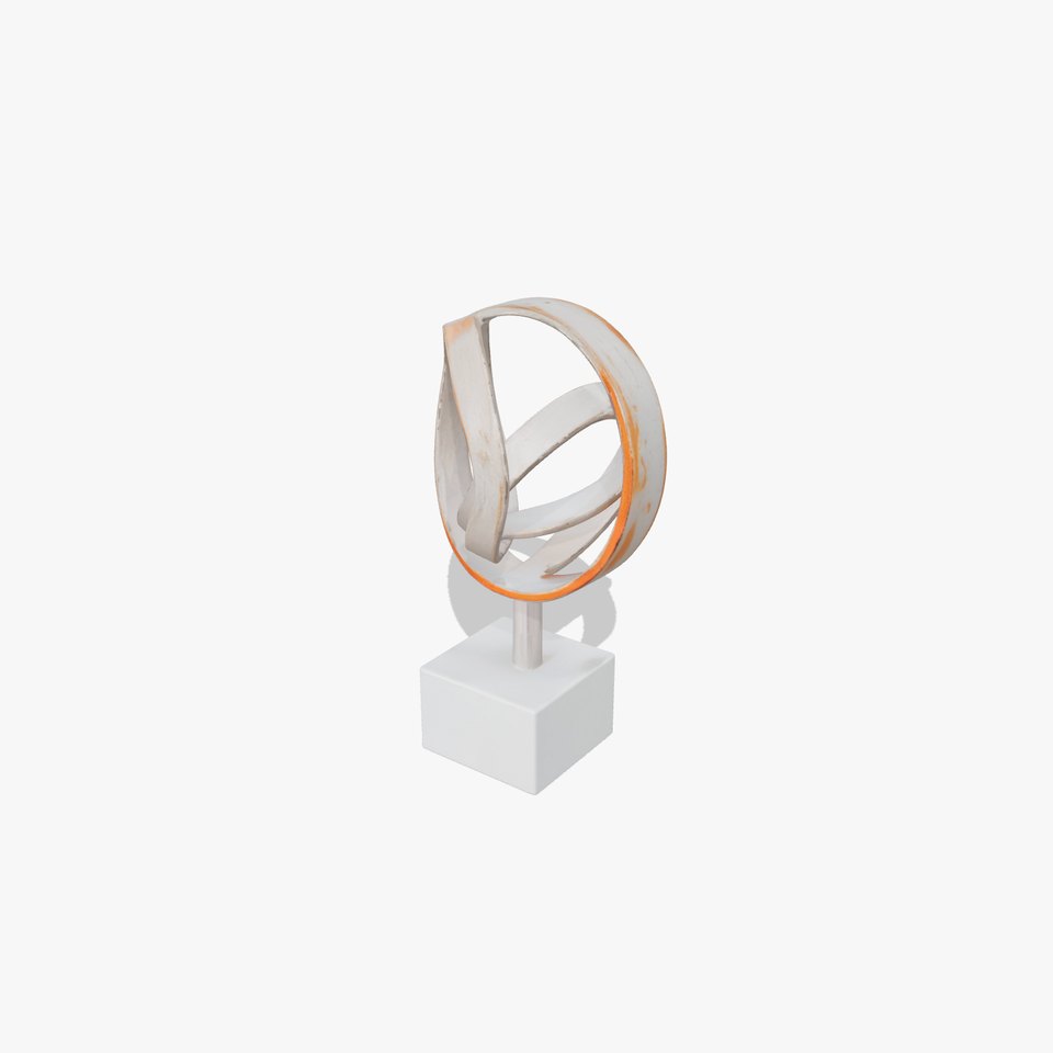 Modern Abstract Metal Sculpture Model Pack viewer poster