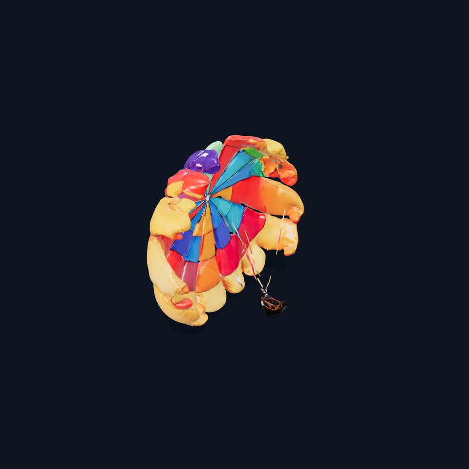 Colorful Parasailing Model Pack with Detailed Canopy viewer poster