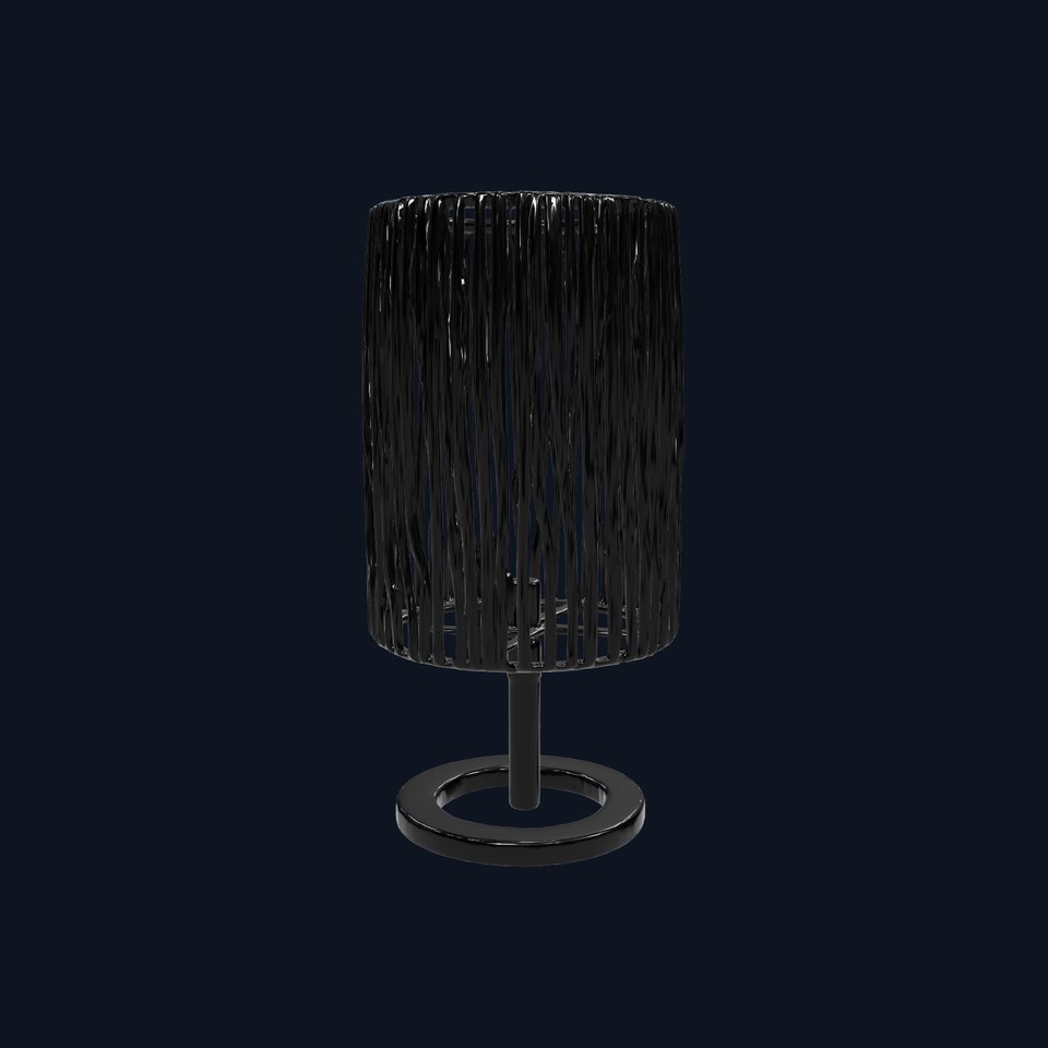 Modern Bamboo Table Lamp Model Pack viewer poster