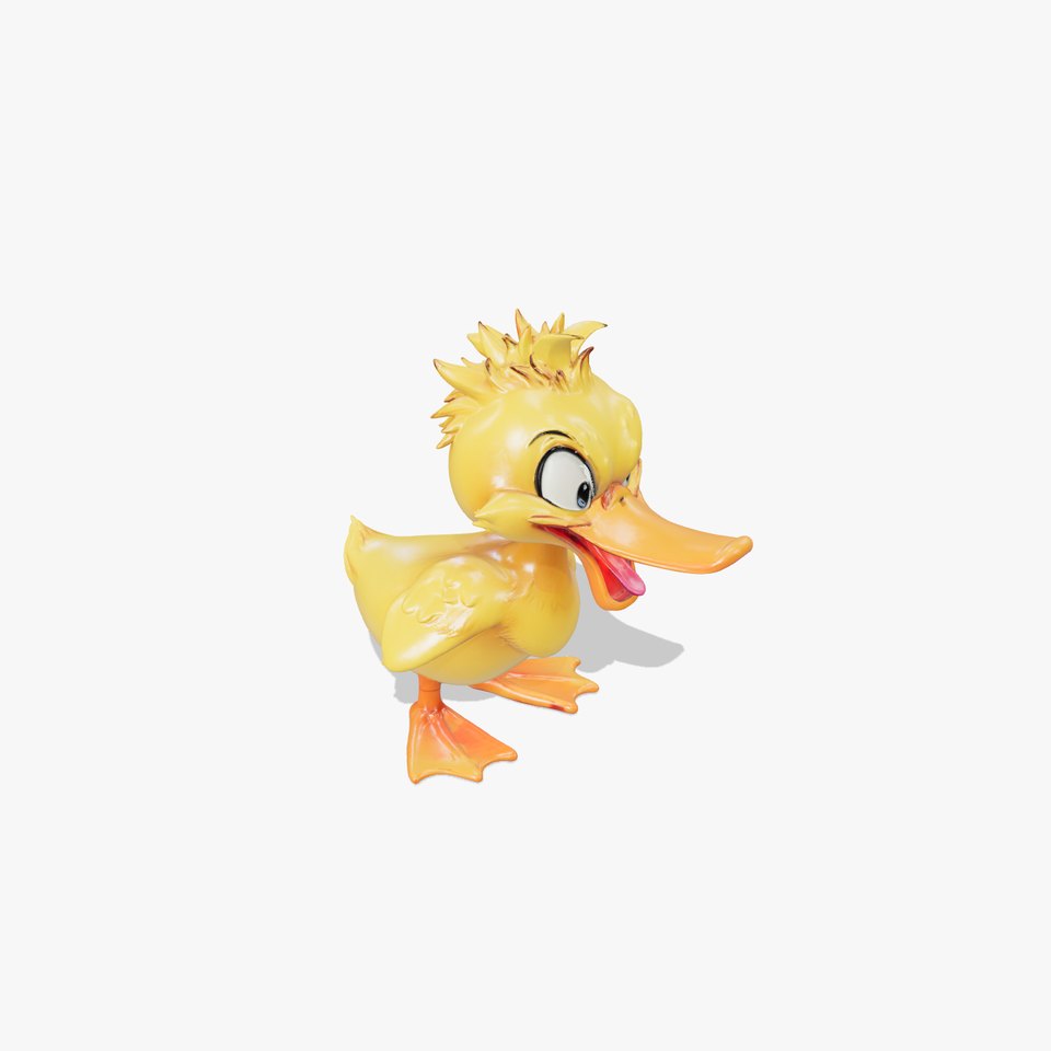 Animated Duck Character Model Pack viewer poster