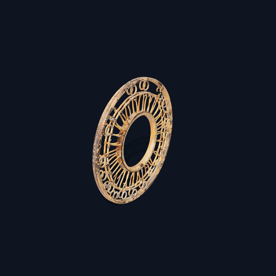 Rustic Circular Metal Wall Decor Model Pack viewer poster