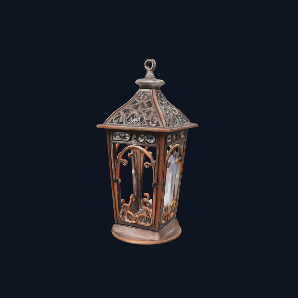 Antique Lantern Model Pack with Decorative Ironwork viewer poster
