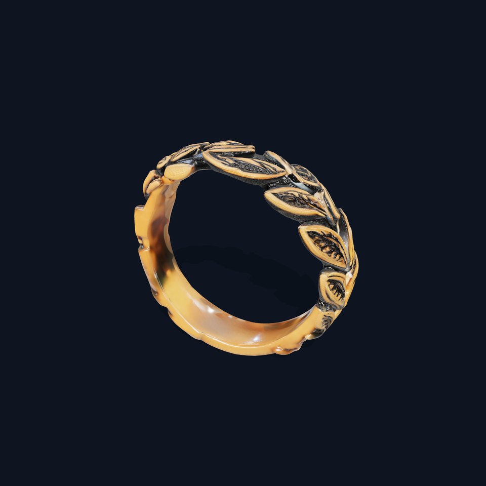 Laurel Leaf Ring Model Pack viewer poster