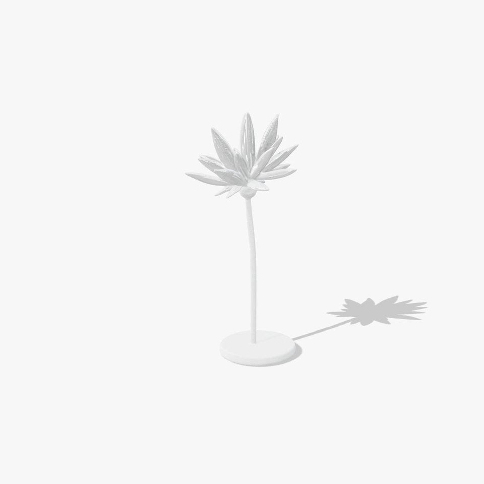 Metallic Lotus Sculpture Model Pack viewer poster