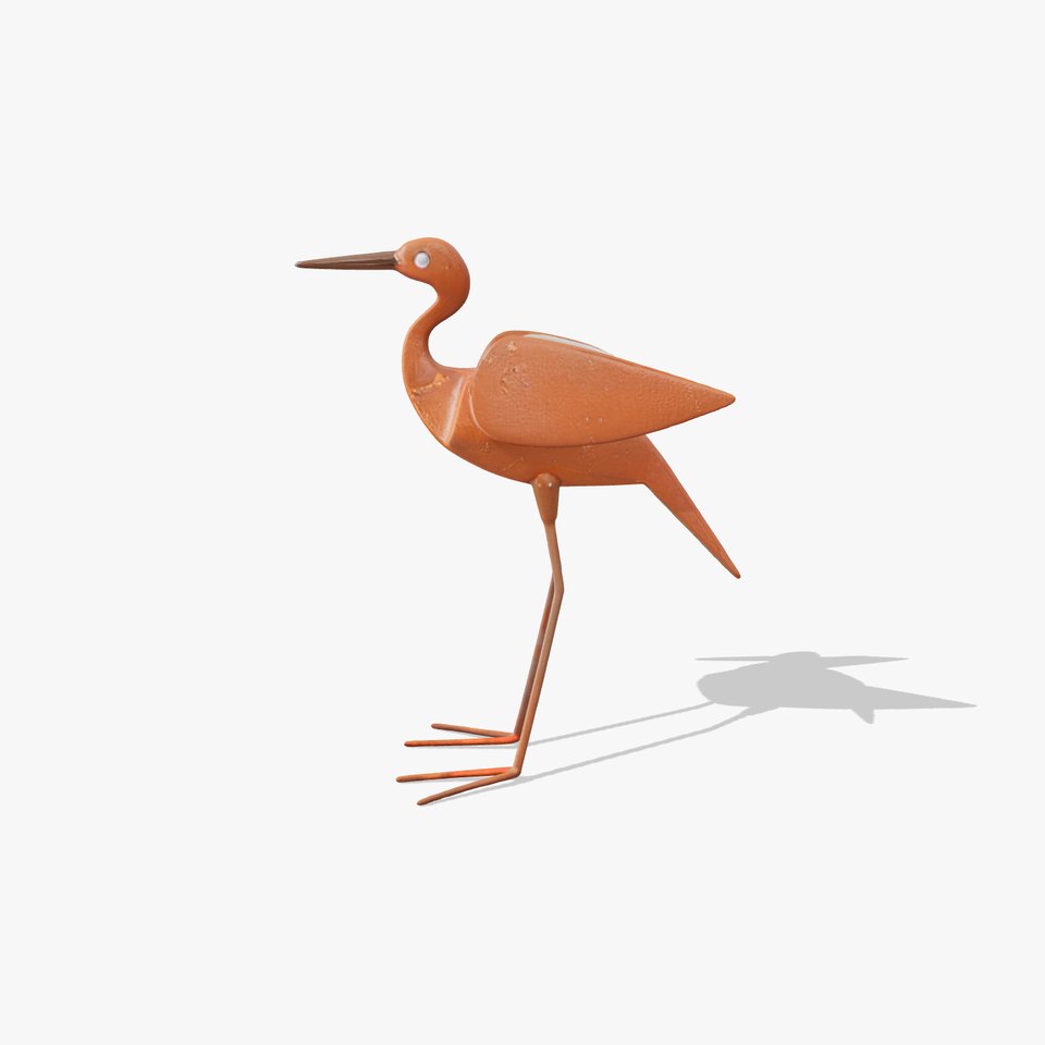 Abstract Bird Sculpture Model Pack viewer poster