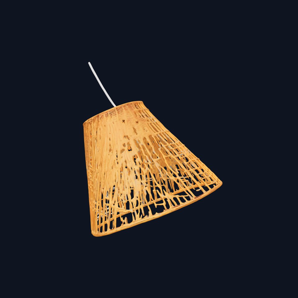 Modern Rattan Lamp Shade Model Pack viewer poster