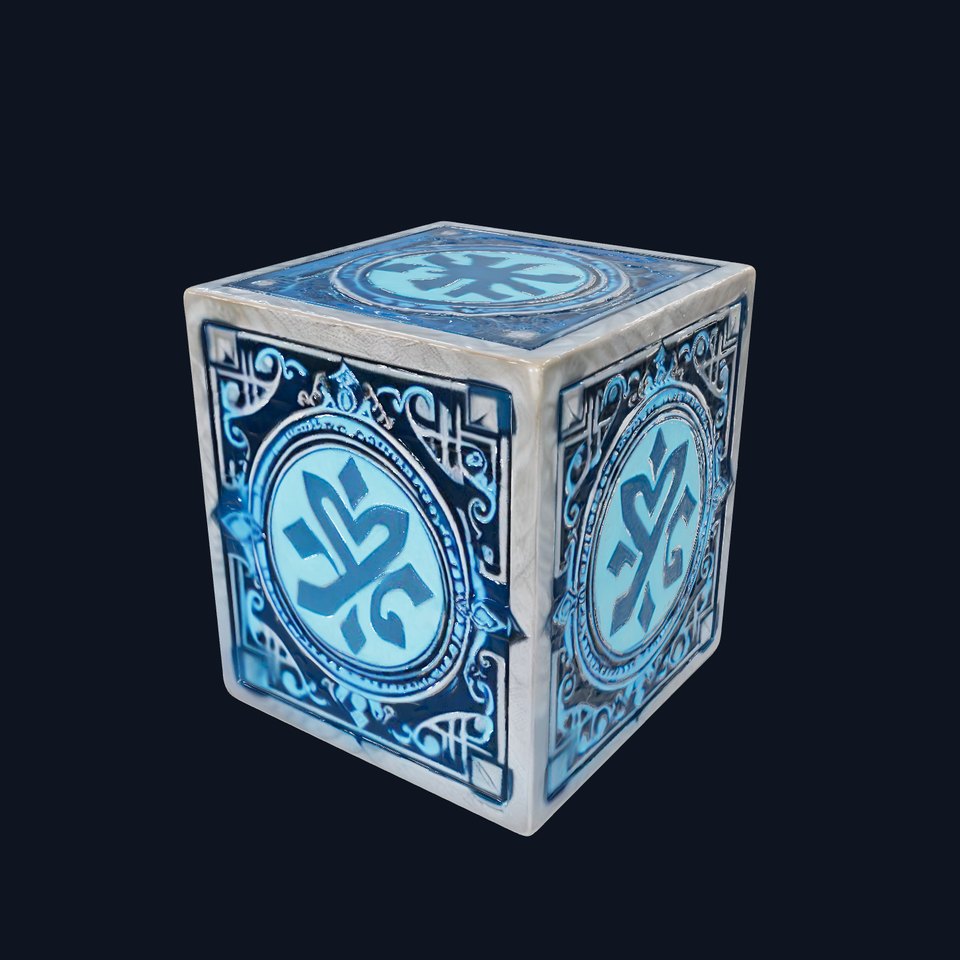 Mystical Artifact Cube Model Pack viewer poster